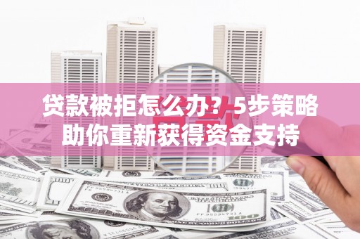 海陵贷款被拒怎么办？5步策略助你重新获得资金支持