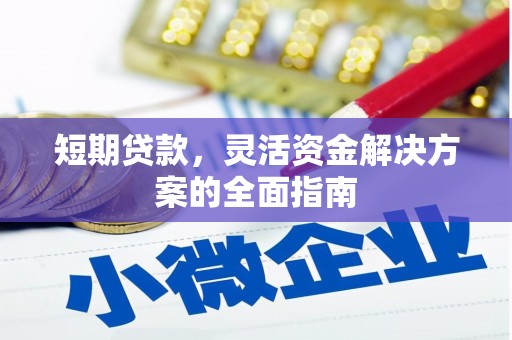 阿莲短期贷款，灵活资金解决方案的全面指南
