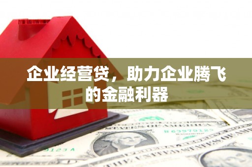 铜陵企业经营贷，助力企业腾飞的金融利器