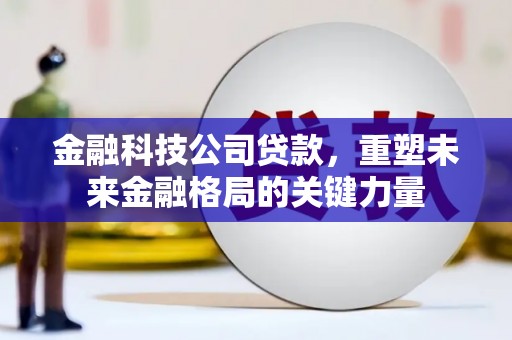 资兴金融科技公司贷款，重塑未来金融格局的关键力量