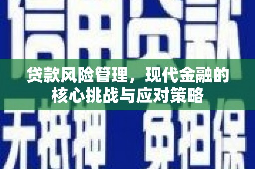 秦汉贷款风险管理，现代金融的核心挑战与应对策略