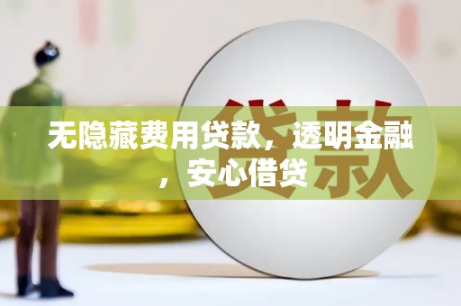 邹城无隐藏费用贷款，透明金融，安心借贷