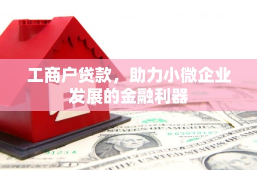 德昌工商户贷款，助力小微企业发展的金融利器