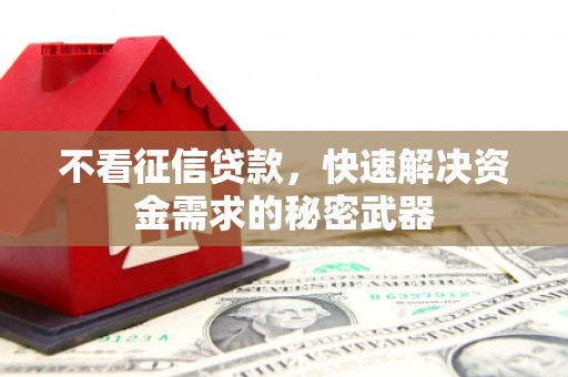 鄄城不看征信贷款，快速解决资金需求的秘密武器