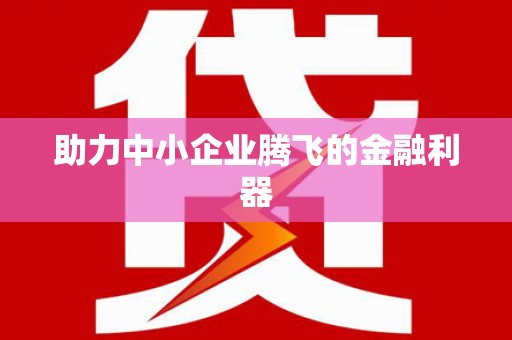 盐田助力中小企业腾飞的金融利器