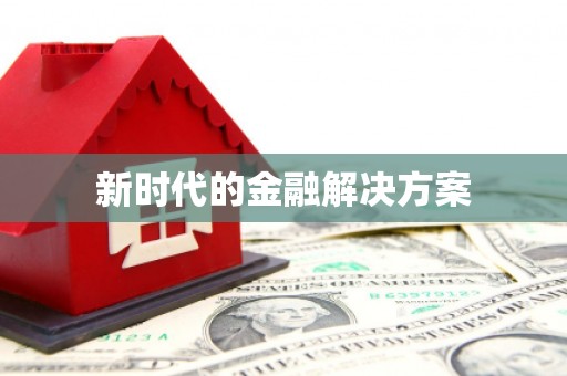 巴里坤新时代的金融解决方案