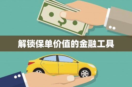 石龙解锁保单价值的金融工具